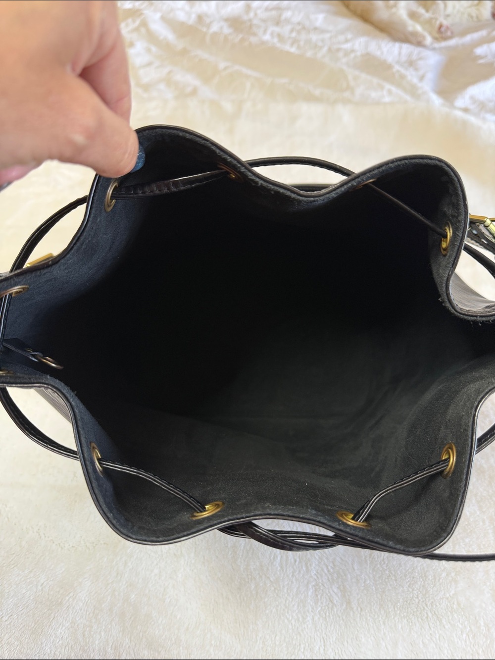 Louis Vuitton Noé Epi Leather Bucket Bag Grand Modéle vintage 2000 - Picture 10 of 13